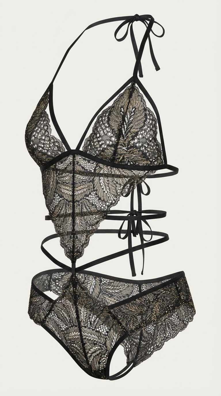 Echo Body – New York Edition Handmade Lace Bodysuit for Women