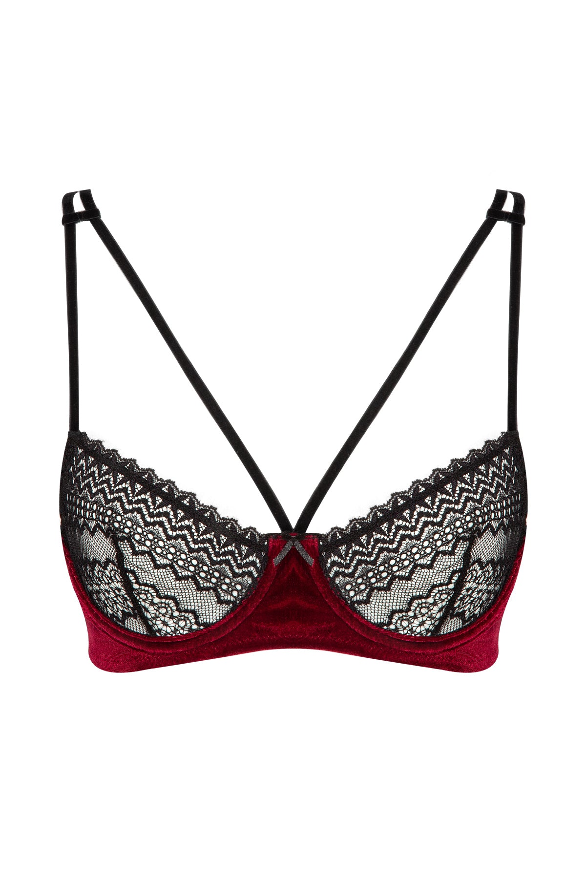 Lilith Velvet Burgundy Bras