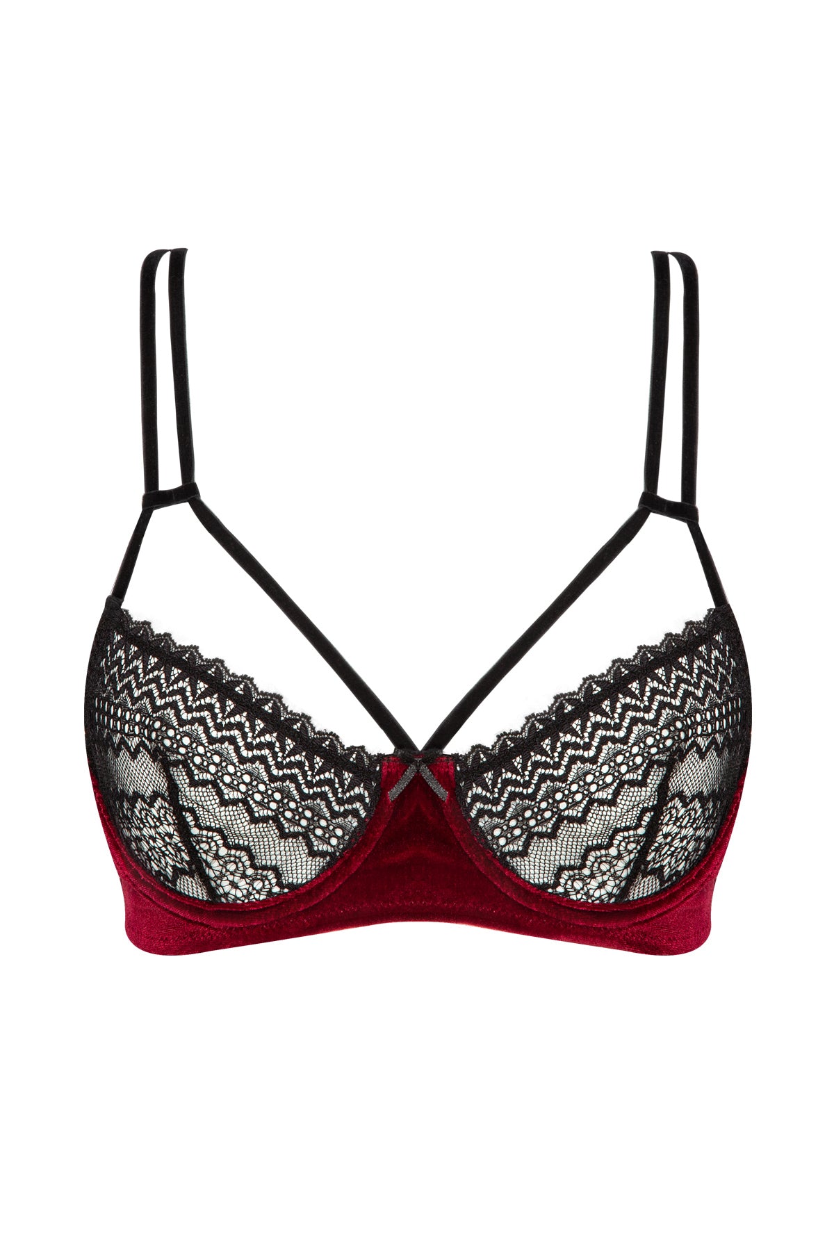 Lilith Velvet Burgundy Bras
